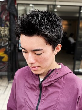 スウェル 船橋店(Swell) #ベリーショート#ダークアッシュ#ニュアンスパーマ#韓国マッシュ