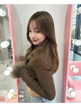 ボタン シブヤ(VOTAN SHIBUYA) ナチュラルハイライトでつくるオリーブベージュ