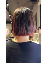 ビーストバイブランカ 刈谷三河安城(BEEst by BLANCA)&nbsp;インナーカラーチェリーレッド