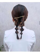 カプロアシヤ(Capullo.Ashiya)&nbsp;ツイン編み込みアレンジ