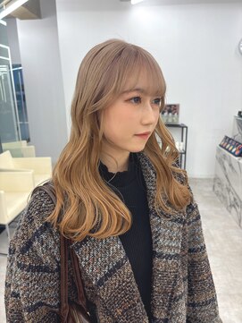 ブラウン(Brown) #haru ナチュラルベージュカラー/イメチェン