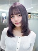 ロング美髪顔周りレイヤーおくれ毛_ba521721