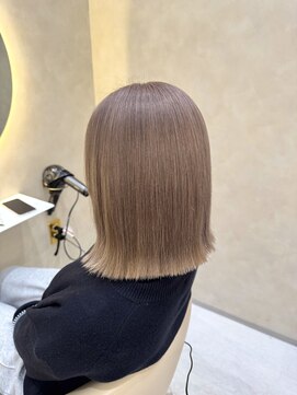 ジーナ 南草津(Zina) 髪質改善＊透明感xミルクティーベージュ＊
