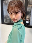 【ミントベージュが可愛い レイヤーミディアム】