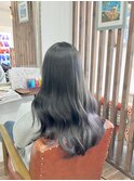 透け感たっぷり☆ゆる巻き透明感グレージュ..~*＊.