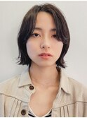 〈s16〉大人ショートハイライト髪質改善キッズカット前髪30代40