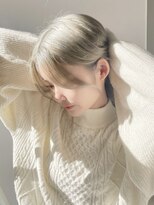 アモレット 天文館店(amoretto)&nbsp;【amoretto_ yu-ka.】顔周りカット/ホワイト系カラー