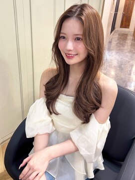 アリスバイアフロート 自由が丘(ALICe by AFLOAT) 〇くびれヘア 韓国ヘア 透明感カラー 韓国前髪