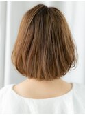 ハイトーンカラーワンカールミストバングボブディq小山20代30代
