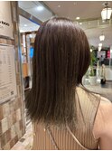 赤み消しオリーブブラウン大人可愛い結べるミディアム30代40代