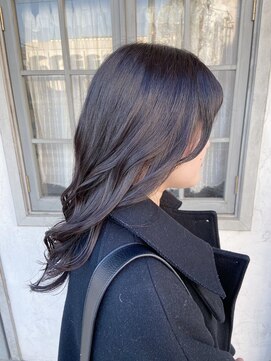 アメリラブ(ameri love) ラベンダーアッシュ×ふわふわウェーブ