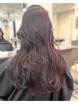 アンジェリカラボ 梅田店(ANGELICA LABO)&nbsp;韓国風くびれレイヤーカット×グレージュ×透明感ブラウン川又