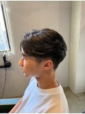 MEN’S HAIR/テーパーフェード/毛流れセンターパート/松戸駅