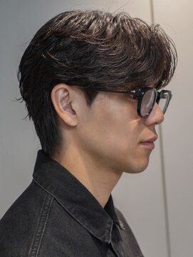 フィフス 原宿(fifth) 原宿緩めカルマパーマメンズフェザーパーマパーマセンターパート