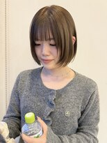 ルッツ(Lutz. hair design)&nbsp;1/17 切りっぱなしボブ　フェイスレイヤー 【千代田彩夏】