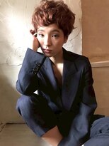 キース ヘアアンドメイク 恵比寿(kith. hair&make)&nbsp;似合わせデザインパーマ/透明感ブラウン/ショートパーマ