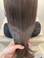 エレノア 渋谷公園通り店(Eleanor)&nbsp;【錦まりな】ミディアムレイヤー×AVEDAアッシュブラウン