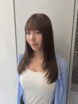 ルトワフクロマチ(Lutowa Fukuromachi)&nbsp;顔周りカット×ナチュラルストレート×ブラウン/袋町/本通