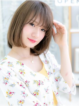 カバーヘア 上尾西口店(COVER HAIR) *mod's上尾*外国人風カラーのツヤ感前下がりボブディa