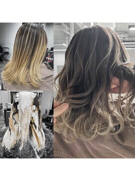 レディアル 大宮(REDEAL) 【REDEAL大宮】エアータッチバレイヤージュ[ハイライトメッシュ]