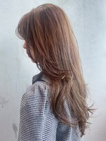 アルバム 銀座(ALBUM GINZA) オレンジベージュ_オリーブカラーハイライトカラー_ba306463