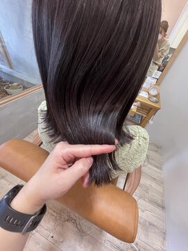リール ヘアー 箱崎店(rire hair) アルティストで、艶カラー