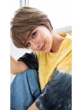ピンク バイ アンジェリカ 瓢箪山店(PINQ by ANGELICA) #PINQ #ショートヘア #ハイトーン