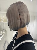 "Sakabe "裾カラー ホワイトブルー