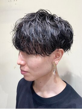 クオル 立川(QOL) メンズパーマ波巻きスパイラルパーマツイストパーママッシュ