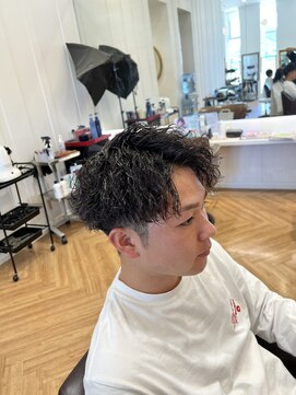 コワファースト させぼ五番街店(COIFF1RST) 波巻き×アップバング☆