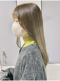 透明感グレージュ×オリーブカラー07