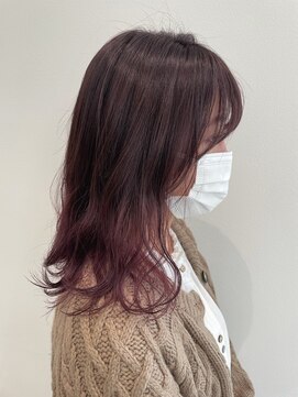 フォルテ 島田店 グラデーションレッドカラー