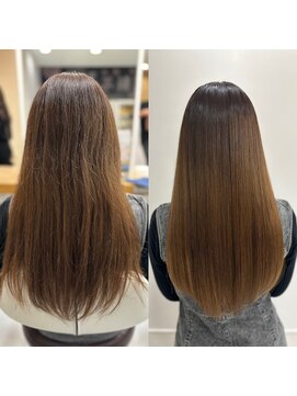 アッシュ 桜木町店(Ash) ブリーチ縮毛矯正　横浜　【岡部指名限定】