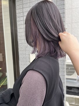 アンフルール(Un Fleur) インナーパープル×シルバー