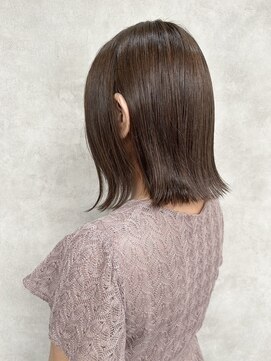 ルノン フィージュ(LUNON fieju) ブランジュ/切りっぱなしボブ/髪質改善/ブリーチなし