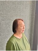 ミセスヘア/シークレットカラー/ピンクベージュ/福井/坂井/丸岡