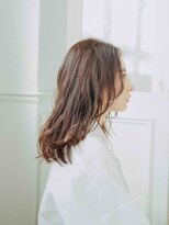 ルシード スタイル サーヴ(LUCIDO STYLE SERVE)&nbsp;20代30代大人かわいいベージュナチュラルセミロングヘアー美肌