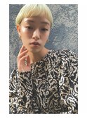 表参道/カット上手い/コンパクトショート/金髪/ショート&ボブy2