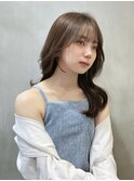 □ 韓国大宮顔周りレイヤーカットくびれミディアムローレイヤー