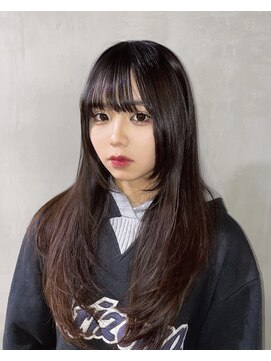 アマトウキョウ アユンチェ(AMA TOKYO×AYUNCHE) 黒髪ロングレイヤー