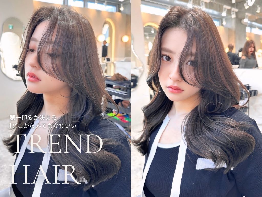 最新レイヤーカット☆小顔韓国ヘアと最高級【髪質改善】で美髪を叶える