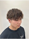 波巻きパーマ