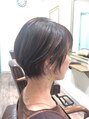 ヘアー グリーン(hair green) 耳掛けショートボブ!毛先の軽さと後頭部の丸みがポイント♪