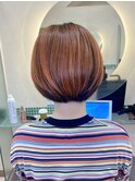 大人ショートボブアンブレラカラー　30代40代50代　土浦