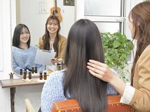 オウチヘアー(ouchi HAIR)の雰囲気（・・ご一緒に。心や身体の調子に向き合ってカウンセリング・・）