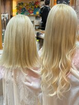 エルバイイエローコーン(ell by YELLOW CORN)&nbsp;10代20代30代/シールエクステ/ギャル/ハイトーンロング/ブリーチ