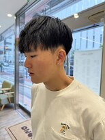 モリオフロムロンドン 大宮店(morio from London) 【かほ】アイロンセットでパーマ風マッシュ