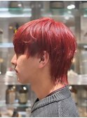 20代30代◎色っぽ赤髪ウルフ×レイヤーカット×艶髪カラー