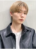 メンズパーマ◎好印象ミルクティーアッシュ×マッシュ