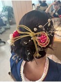 和モダンゴールドアップスタイル